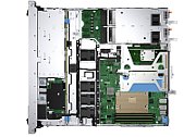 Server DELL PowerEdge R360, Rack 1U, Intel Xeon E-2414 (4 C / 4 T, 2.60 GHz - 4.5 GHz, 12 MB cache, 55 W), 16 GB DDR5 ECC, 2 TB HDD, DELL PERC H355, 700 W, Fara sistem de operare