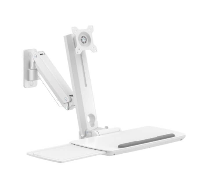 Statie de lucru medical de perete Blackmount MED02-1, display 17 -35”, max.12 kg