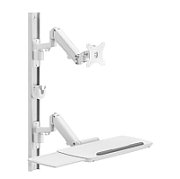 Statie de lucru medical de perete Blackmount MED02-2, display 17 -43”, max.12 kg