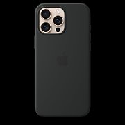 IPHONE 16 PRO MAX SILICONE CASE/WITH MAGSAFE - BLACK