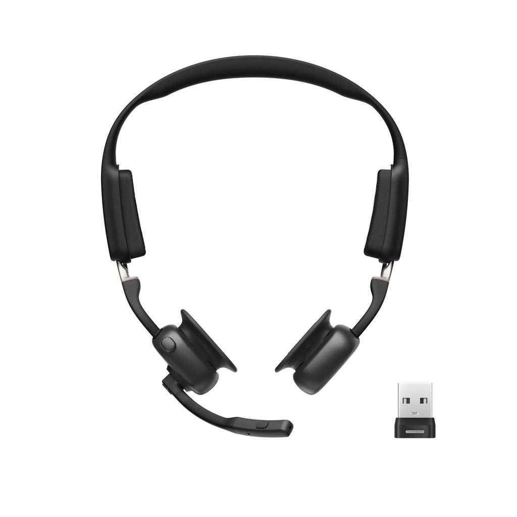 SHOKZ OPENMEET UC WITH USB-A AD/HEADSET WITH NOISE CANCEL MIC D