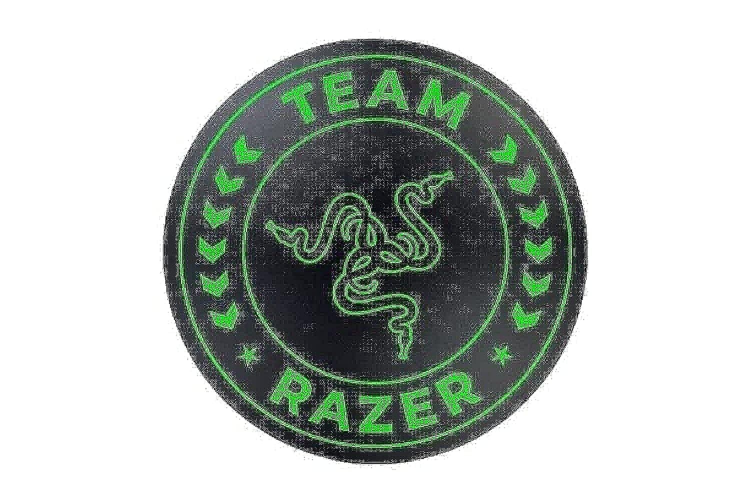 Covor de podea Razer Team Mat, bază anti-alunecaredimensiuni lățime: 1200 mm, adâncime: 1200 mm, negru/verde