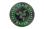 Covor de podea Razer Team Mat, bază anti-alunecaredimensiuni lățime: 1200 mm, adâncime: 1200 mm, negru/verde