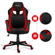 Fotel gamingowy Huzaro FORCE 2.5 Red Mesh