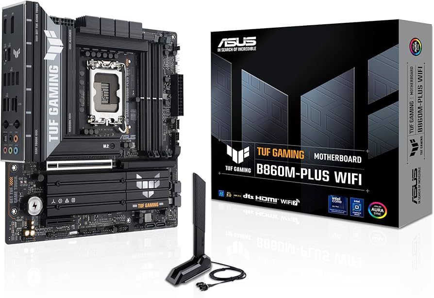 ASUS TUF GAMING B860M-PLUS WIFI Intel B860 LGA 1851 (Socket V1) micro ATX