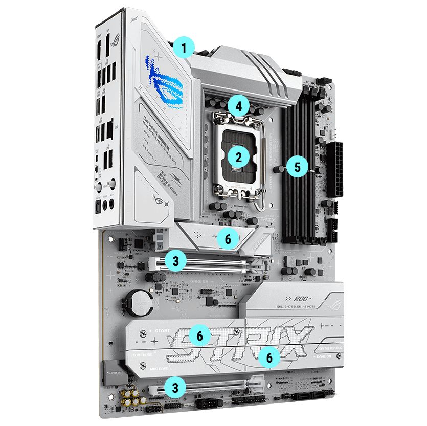 ASUS ROG STRIX B860-A GAMING WIFI Intel B860 LGA 1851 (Socket V1) ATX