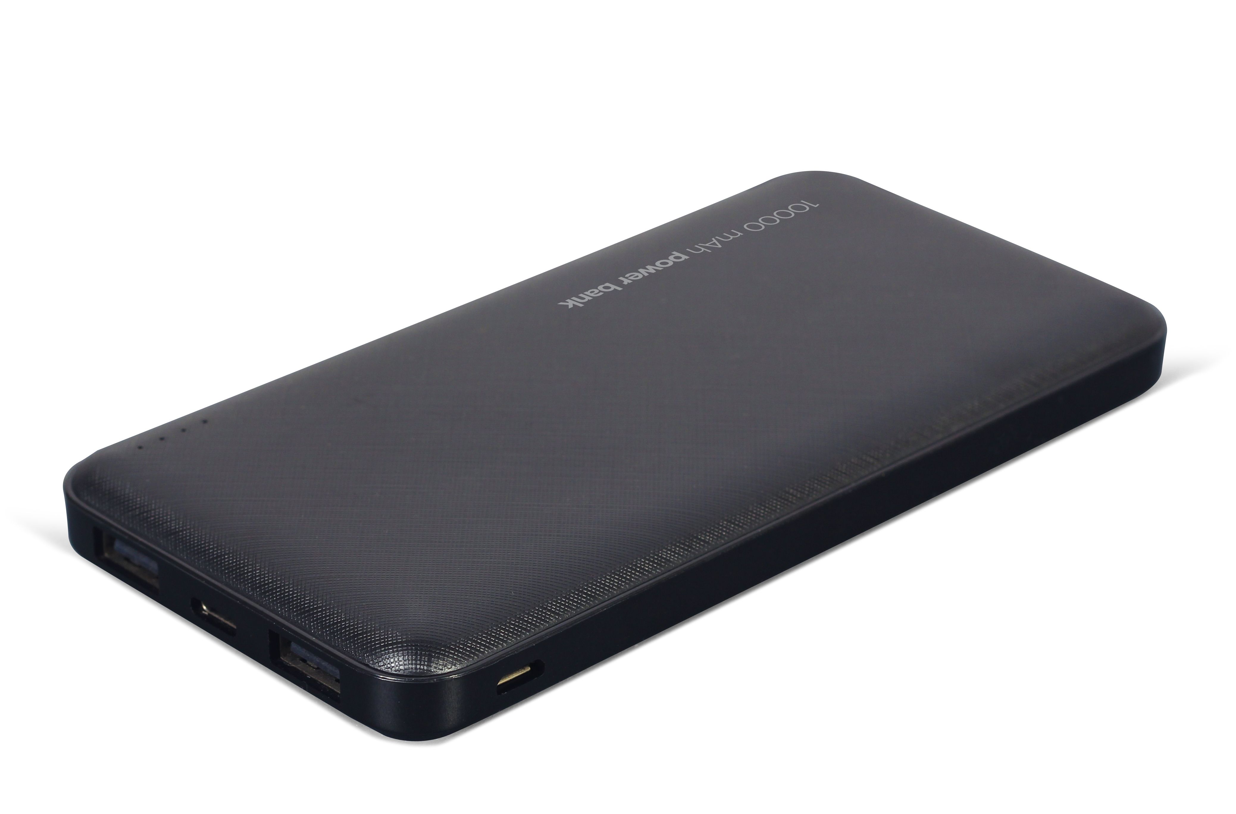 Gembird PB10-02 power bank Lithium Polymer (LiPo) 10000 mAh Black