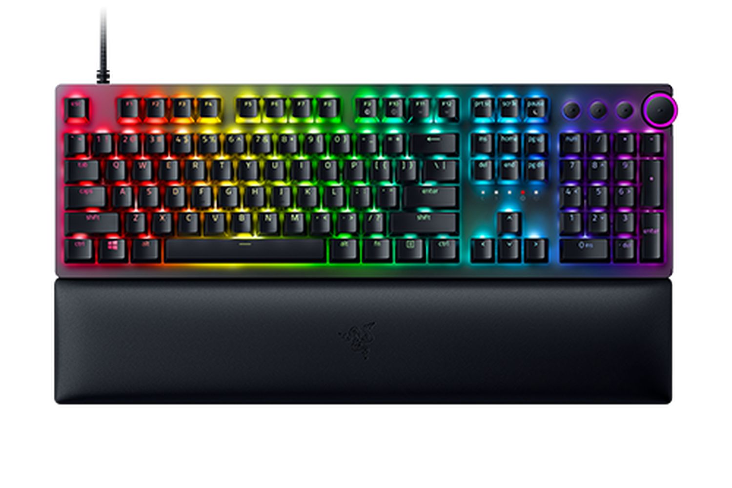Razer Keyboard Huntsman V2 Gaming (DE) black  Full Size,On-the-fly-Makro