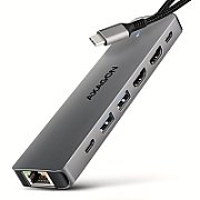 HMC-7HX2, USB-C, USB-A, HDMI, RJ-45, PD 100W