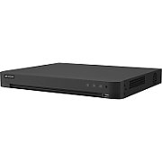 DVR Hikvision AcuSense 16 canale IDS-7216HQHI-M2/XT, compresie video: H.265 Pro+/H.265 Pro/H.265/H.264+/H.264, interfata BNC (1.0 Vp-p, 75 Ω), pana la 24 canalele camera IP, pana la 24-ch 1080P@30fps, 2x SATA max 12TB, alimentare: 12 VDC, 3.3 A, dimensiuni: 385 × 315 × 52 mm, greutate: 2kg.