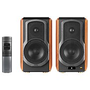 BOXE EDIFIER 2.0, RMS: 120W (2 x 25W, 2 x 35W), bluetooth, wireless, telecomanda wireless, volum, bass, treble, coaxial, optic, brown,  S1000W-BR   (timbru verde 11.00 lei)