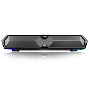 BOXE EDIFIER Gaming desktop, RMS: 5W (2.5W + 2.5W), Bluetooth 5.3, USB-A, RGB, sound card/ mic, dim. 485x70x80mm, black,  MG300-BK   (timbru verde 0.8 lei)