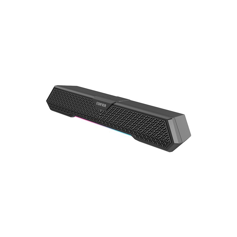BOXE EDIFIER soundbar, BT 5.3, RMS: 5W (2.5W + 2.5W), 2 x 2 , frecv.raspuns 80Hz-19KHz, USB-A, dim383x71x86mm, black  MG250-BK  (timbru verde 2 lei)