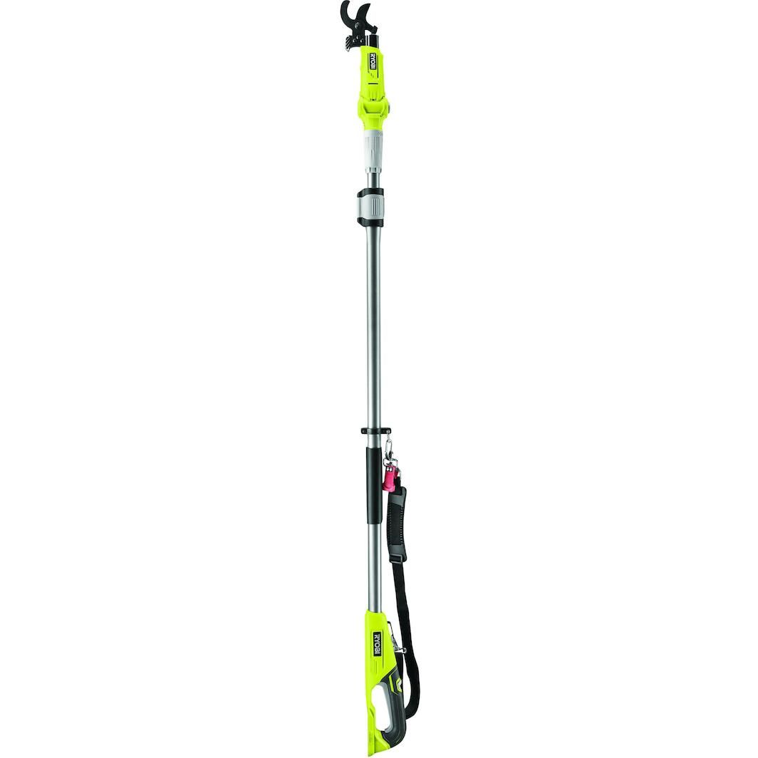 Ryobi pruning shears on an extension arm