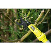 Ryobi pruning shears on an extension arm