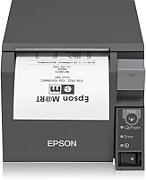 Epson TM-T70II (025A1): Serial + Built-in USB, PS, Black, UK