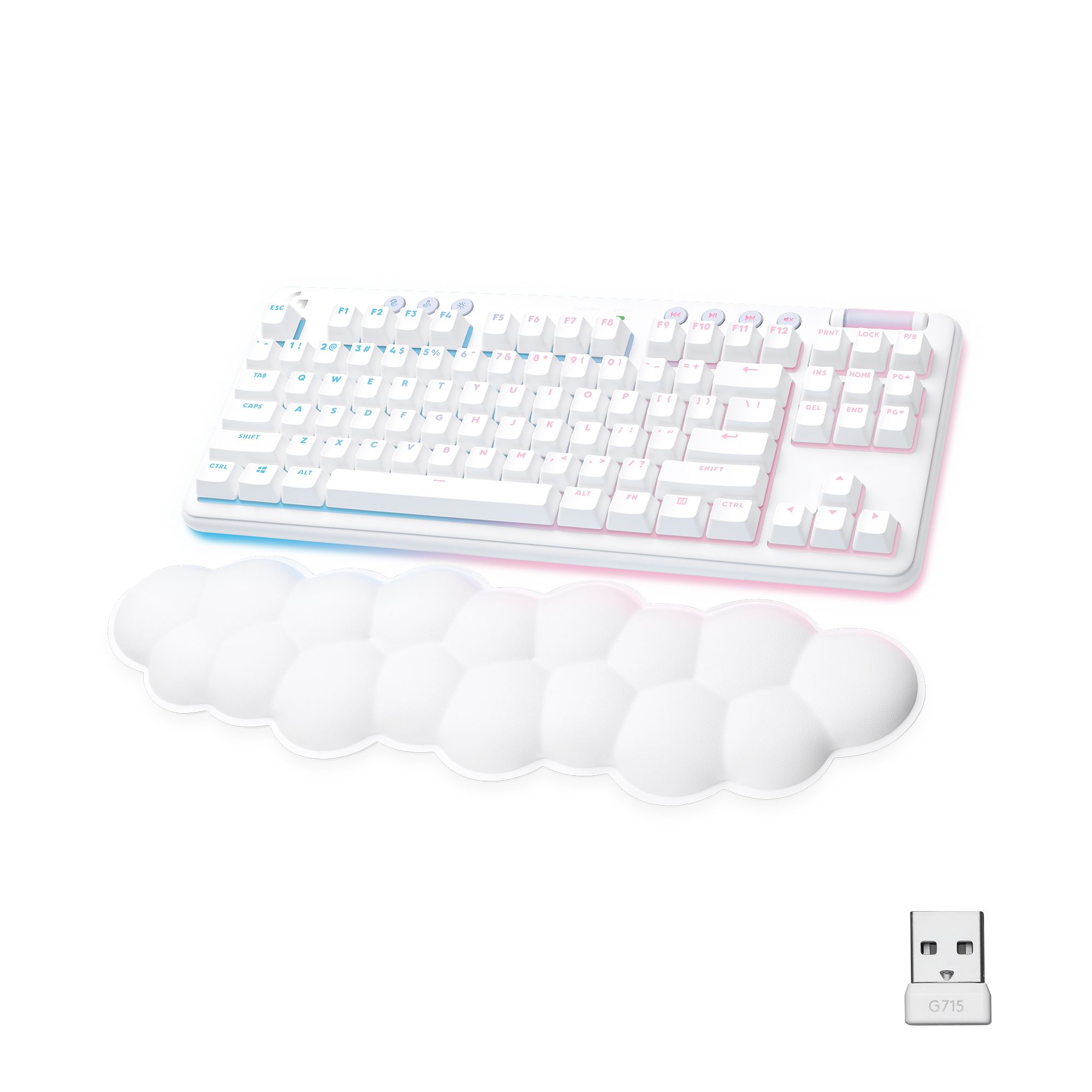 G715 WIRELESS GAMING KEYBOARD -/OFF WHITE - DEU - CENTRAL