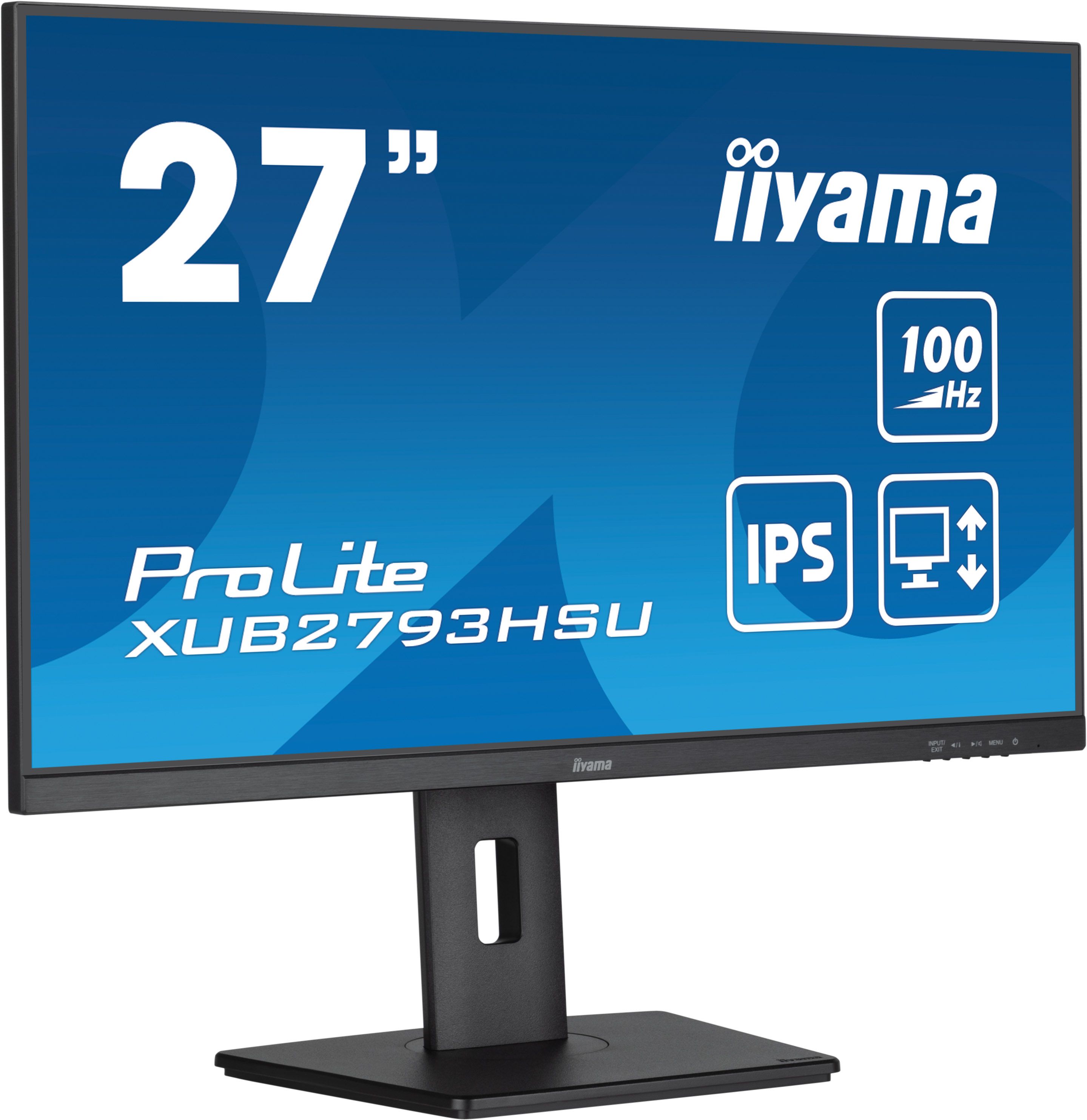 Monitor 27 inch IIyama XUB2793HSU-B7 1920 x 1080 pixeli, 100 Hz