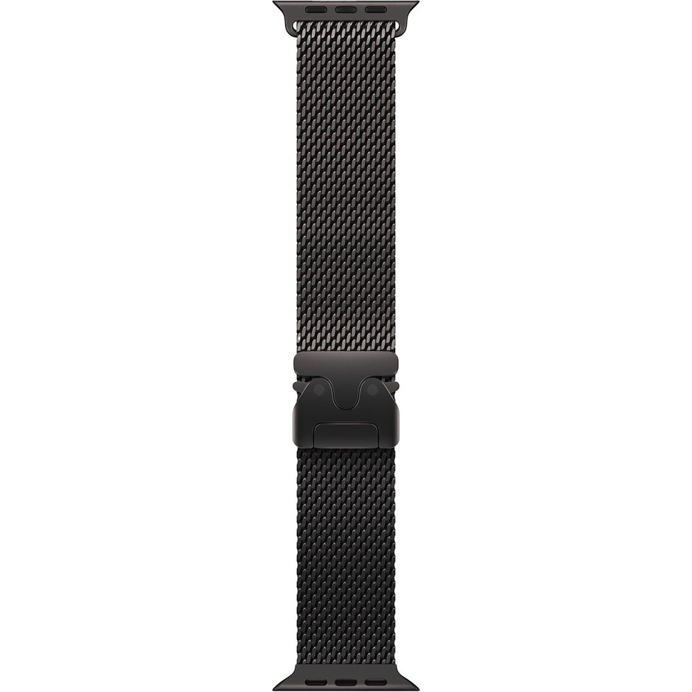 49MM BLACK TITANIUM/MILANESE LOOP - LARGE