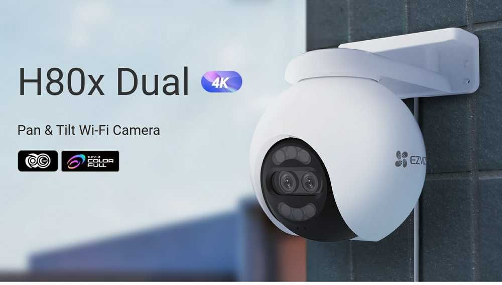 EZVIZ Camera | CS-H80x | 8+2 MP | 4mm | IP65 | H.264/H.265 | MicroSD  max. 512 GB