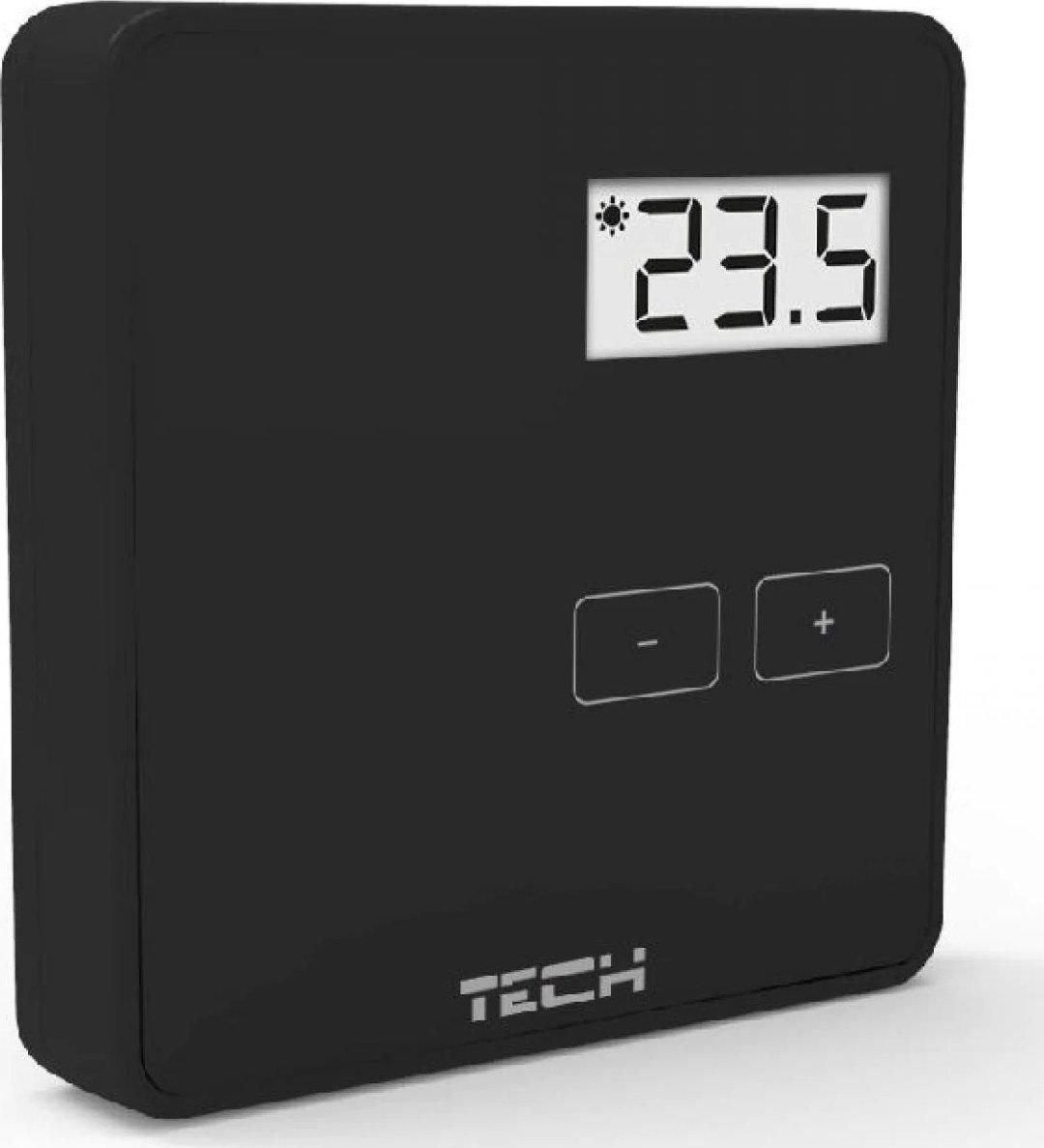 Tech controller ST-294V1  kambarinis  laidinis  dvieju busenu  juodas