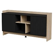 Cama PORTO 2D chest of drawers 150x38x77 oak/black