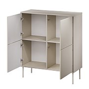 4D chest of drawers TRESSE 100x40x110 cashmere matt