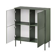 Cama 4D chest of drawers TRESSE 100x40x110 matte green