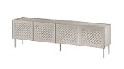 RTV cabinet SIENA 200x40x60 cashmere matt