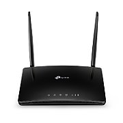 TP-LINK AC1200 Wireless Dual Band 4G LTE Router Build-In 150Mbps 4G LTE Modem SPEED: 867 Mbps at 5 GHz + 300 Mbps at 2.4 GHz, 4G Cat4 150/50 Mbps SPEC: 2× Antennas, 3× Fast Ethernet LAN Ports, 1× Fast Ethernet WAN/LAN Port, LTE-FDD/LTE-TDD/DC-HSPA+/HSPA+/HSPA/UMTS FEATURE: Tether App, Cloud Support