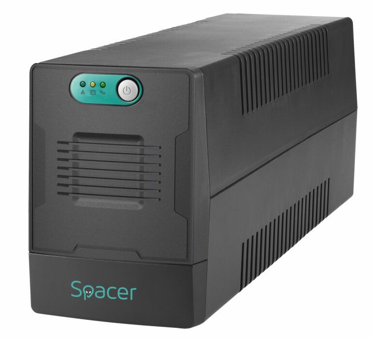 UPS Spacer Line Int.  fara management,  1500VA/  900W, AVR, 4 x socket Schuko, indicatie status cu LED, 2 x baterie 12V/9Ah, bateria are 12 luni garantie,  SPUP-1500L-LIT01   (timbru verde 11 lei)
