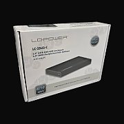 USB-C Aluminium Gehäuse 2,5  -HDD/SDD Schwarz LC-Power USB-C / USB 3.2 Gen 2x1 Anschluss