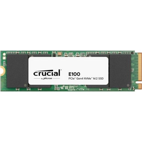 Crucial Crucial E100 480GB SSD PCIe 4.0 Gen4 M.2 2280 NVMe, Read/Write: 4500/2500 MB/s