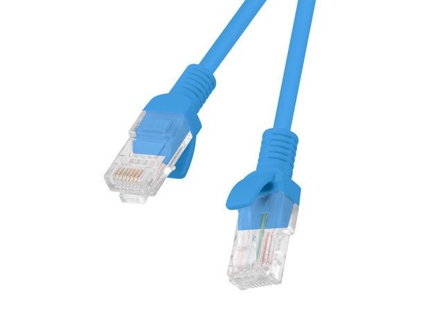 Lanberg PCU6-10CC-0150-B networking cable Blue 1.5 m Cat6 U/UTP (UTP)10-PACK