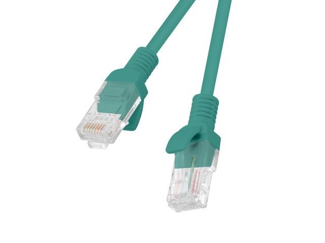 Patch cord Lanberg  RJ45, 3 m, verde