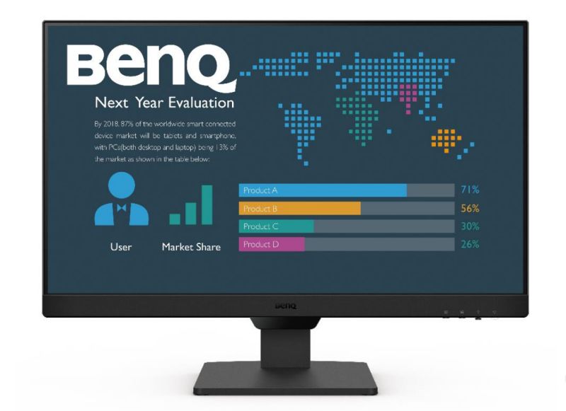 Monitor 23.8 inch BenQ 9H.LLSLJ.LBE 1920 x 1080 pixeli, 100 Hz