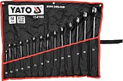 YT. TWISTED COMBINATION WRENCHES 10-32mm 14pcs