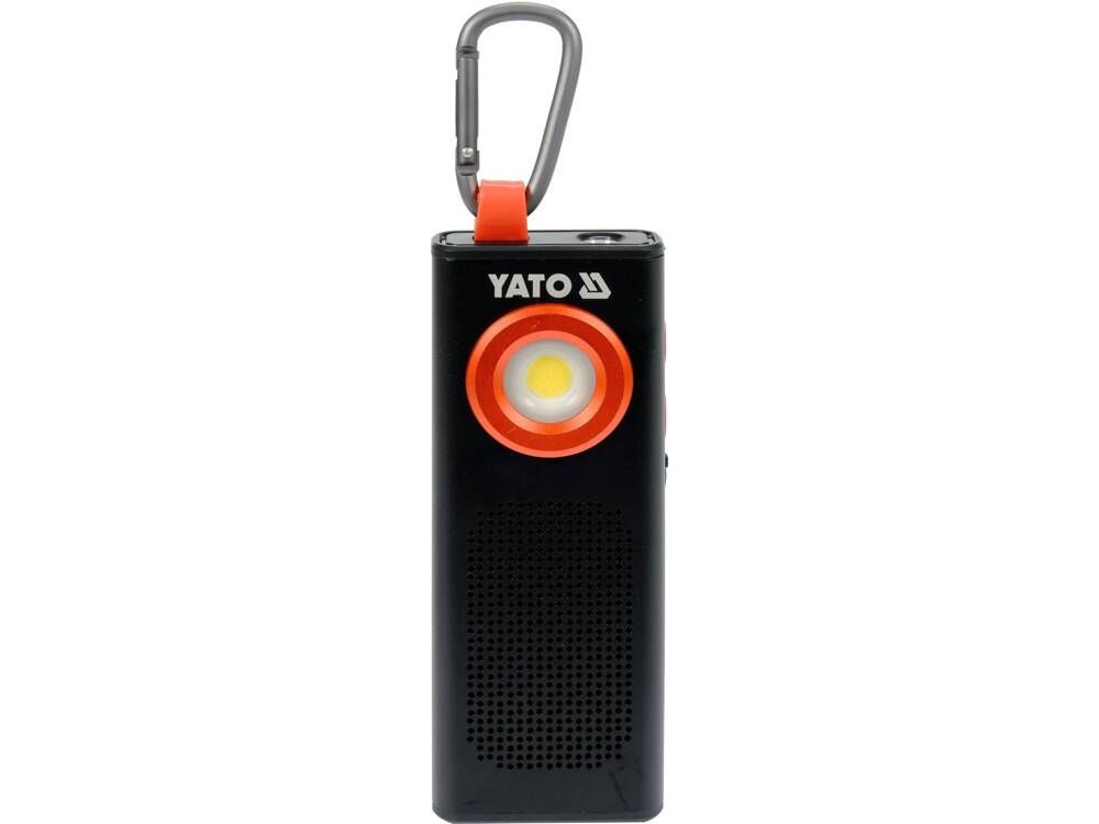 YT. WORK FLASHLIGHT 500LM  2000MAH  SPEAKER...
