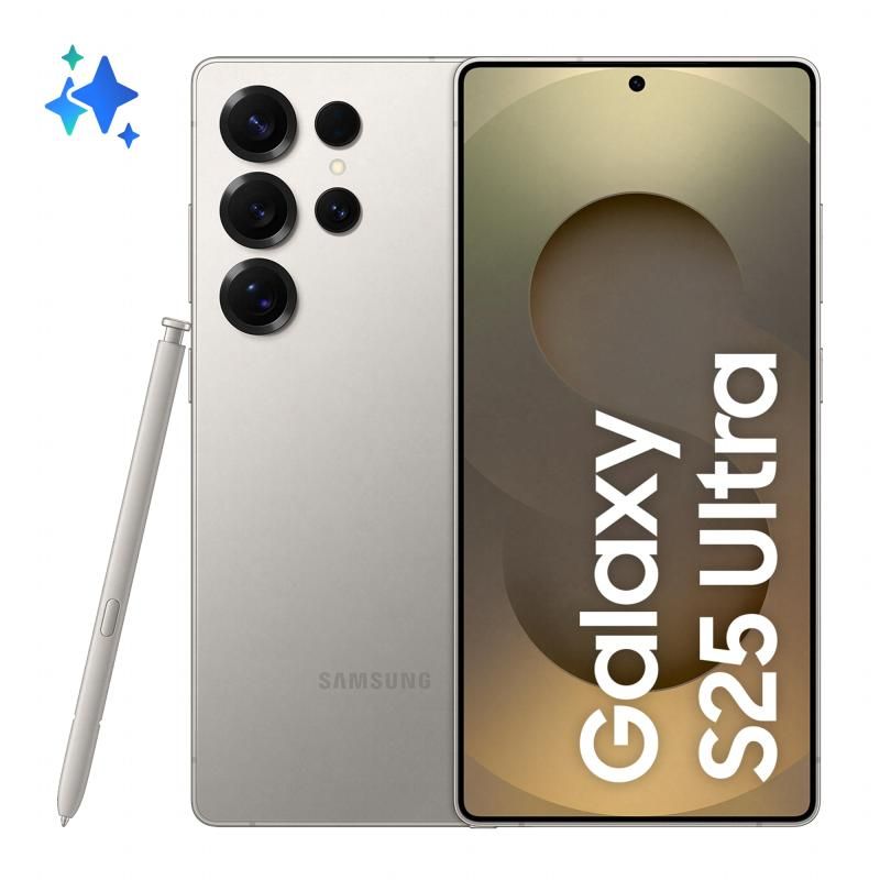 Samsung Galaxy S25 Ultra 17.5 cm (6.9 ) Dual SIM Android 15 5G USB Type-C 12 GB 512 GB 5000 mAh Grey  Titanium