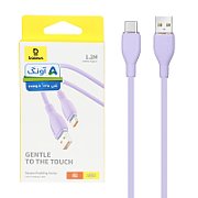 CABLU alimentare si date Baseus Pudding, Fast Charging Data Cable pt. smartphone, USB la USB Type-C 100W, 1.2m, violet  P10355703511-B1  (timbru verde 0.08 lei) - 6932172650155