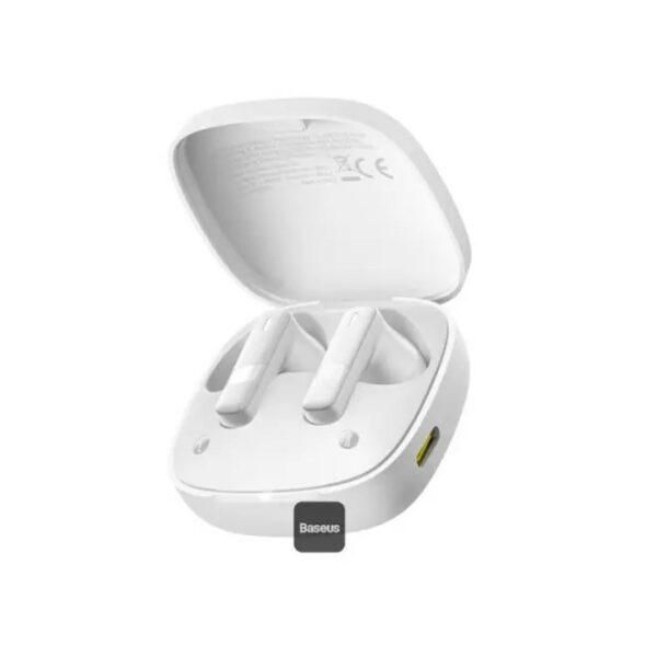 CASTI Baseus Bowie E20 TWS, pt smartphone, wireless, bluetooth 5.3, 2 x microfon pe casca, protectie apa IPX5, 33 ore durata baterie, alb  A00069700223-00  (timbru verde 0.18 lei) - 6932172655983