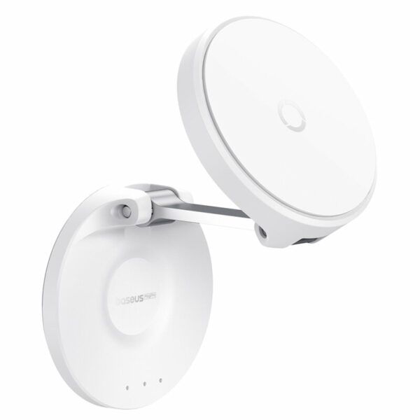 SUPORT Telefon Baseus MagPro Magnetic, pt. SmartPhone, pliabil, pentru birou, alb  B10564101211-00  - 6932172646950