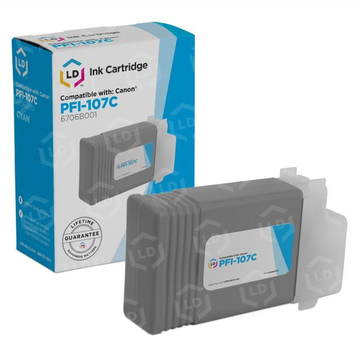 Canon Ink PFI-107 PFI107 Cyan (6706B001)