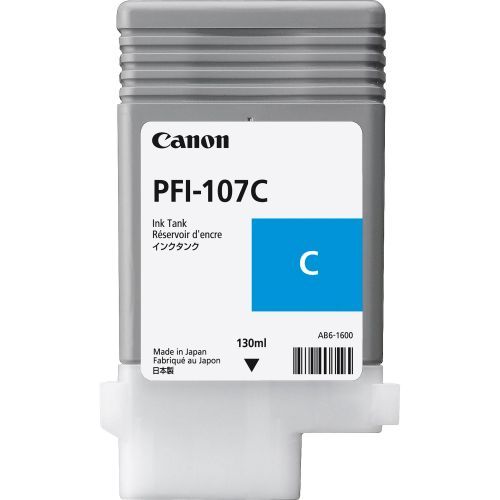 Cartus cerneala Canon 6706B001 ,Albastru ,130 ml ,Original (PFI-107c) 