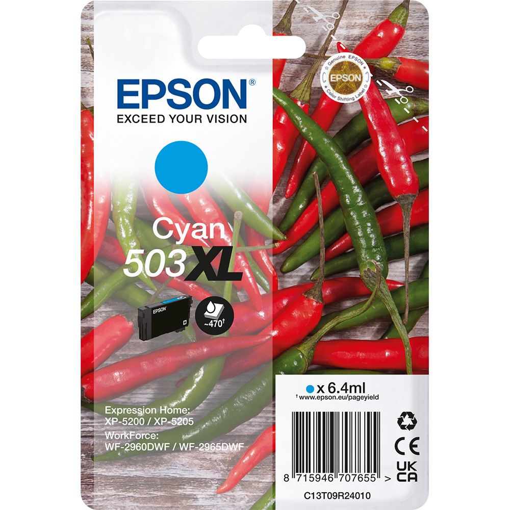 Cartus cerneala Epson C13T09R24010 ,Albastru ,6.4 ml ,Original (503xl) 