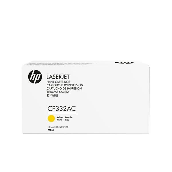 Cartus cerneala HP CF332AC ,Galben ,16 000 pagini ,Original (654A) 