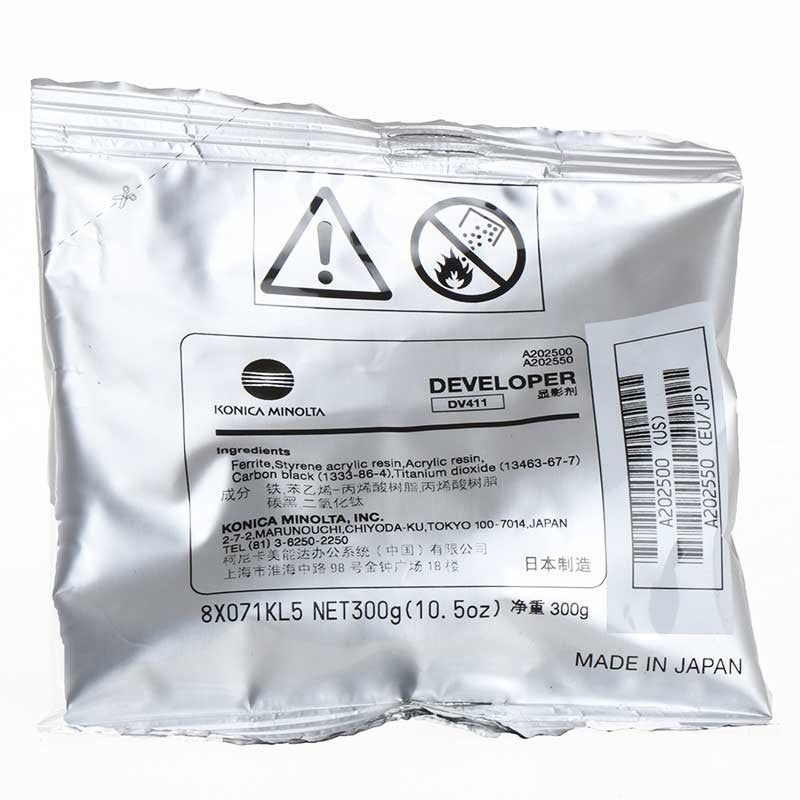 Developer Unit Konica Minolta A202550 ,Negru ,80 000 Pagini ,Original (DV-411) 