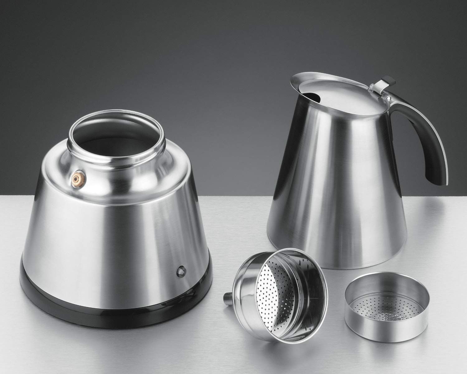 Rommelsbacher Espresso Machine Elpresso mini silver black EKO 364 E (EKO 364/E)