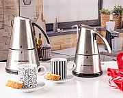 Rommelsbacher Espresso Machine Elpresso mini silver black EKO 364 E (EKO 364/E)