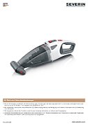 Severin Cordless Handheld Vacuum Cleaner HV 7146 (7146000)